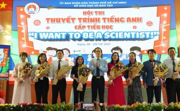 Hơn 200 học sinh tiểu học TP HCM tham gia chung kết thuyết trình bằng tiếng Anh “I Want To Be A Scientist!”