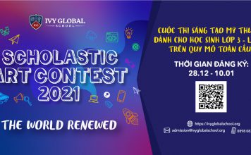 Cuộc thi sáng tạo mỹ thuật “Schoolastic Art Contest” kết nối học sinh trên toàn thế giới