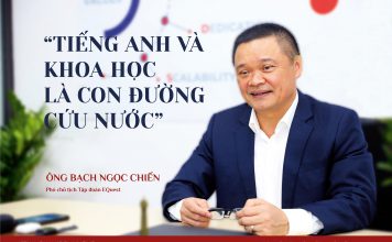 “Tiếng Anh và Khoa học là con đường cứu nước”