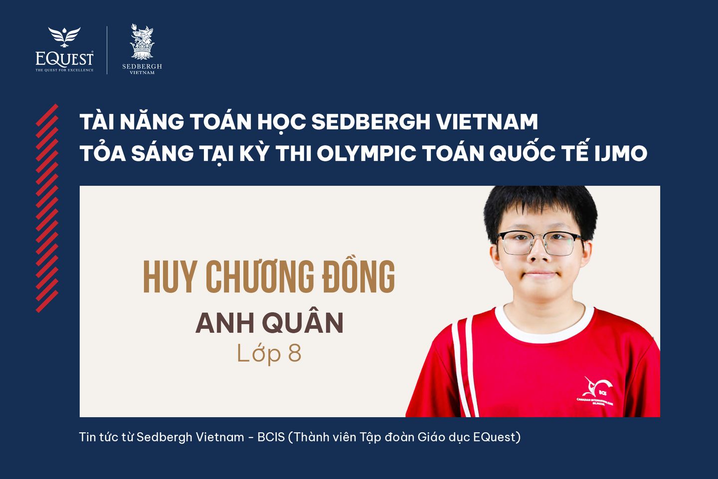 Tai nang Toan hoc Sedbergh Viet Nam toa sang tai ky thi Olympic Toan quoc te IJMO