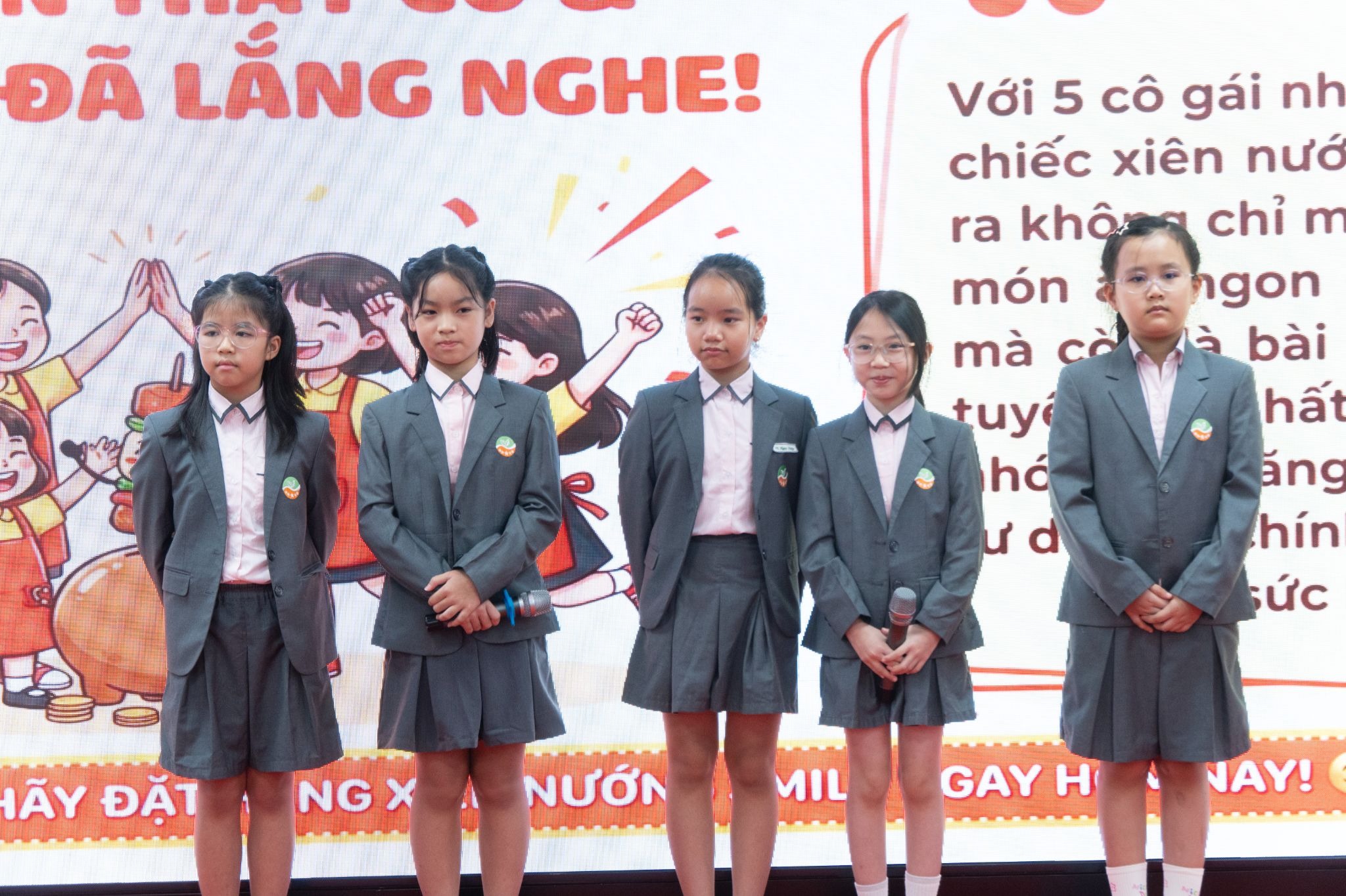 Cuộc thi đã giúp các em học sinh hình thành tư duy tài chính từ rất sớm.